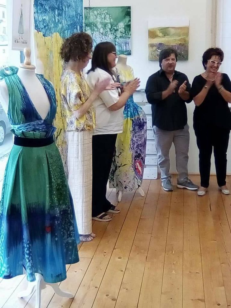 'Vestiti d'artista'  sulle opere di Panelli